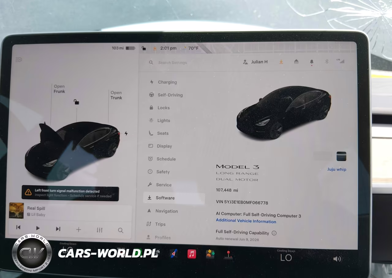 2021 Tesla Model 3 Long Range VIN:5YJ3E1EB0MF066778 - 7