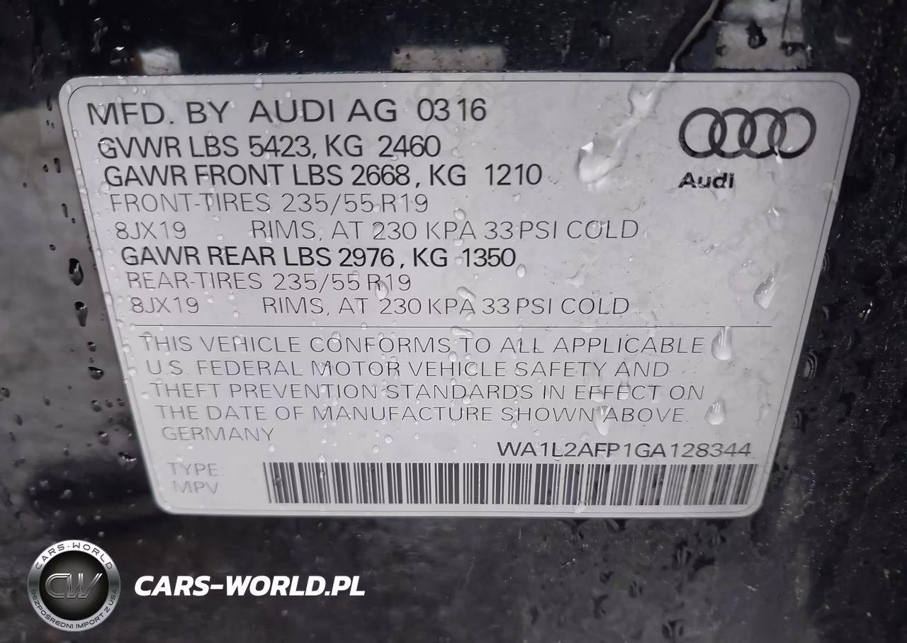 2016 Audi Q5 2.0T Premium VIN:WA1L2AFP1GA128344 - 9