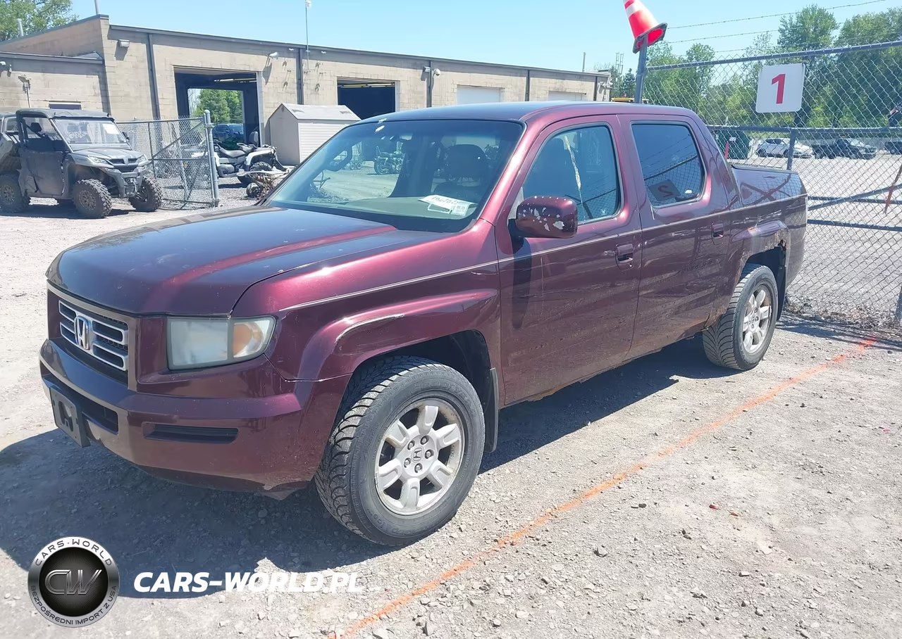 2007 Honda Ridgeline Rts VIN:2HJYK16427H529898 - 2