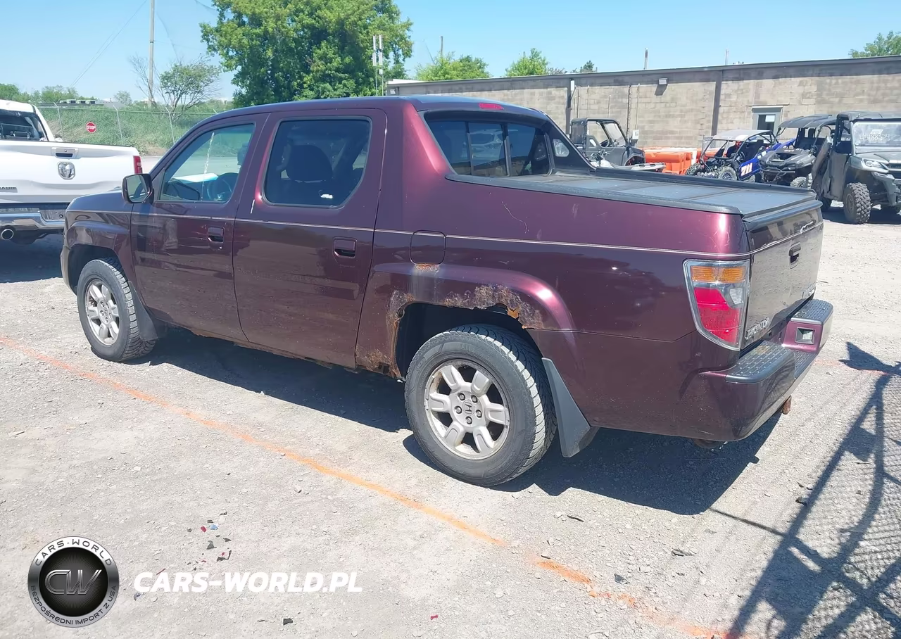 2007 Honda Ridgeline Rts VIN:2HJYK16427H529898 - 3