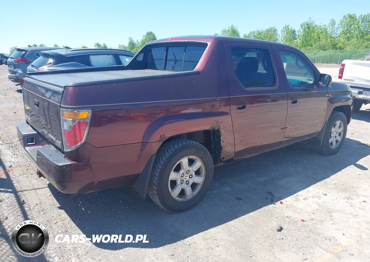 2007 Honda Ridgeline Rts VIN:2HJYK16427H529898 - 4