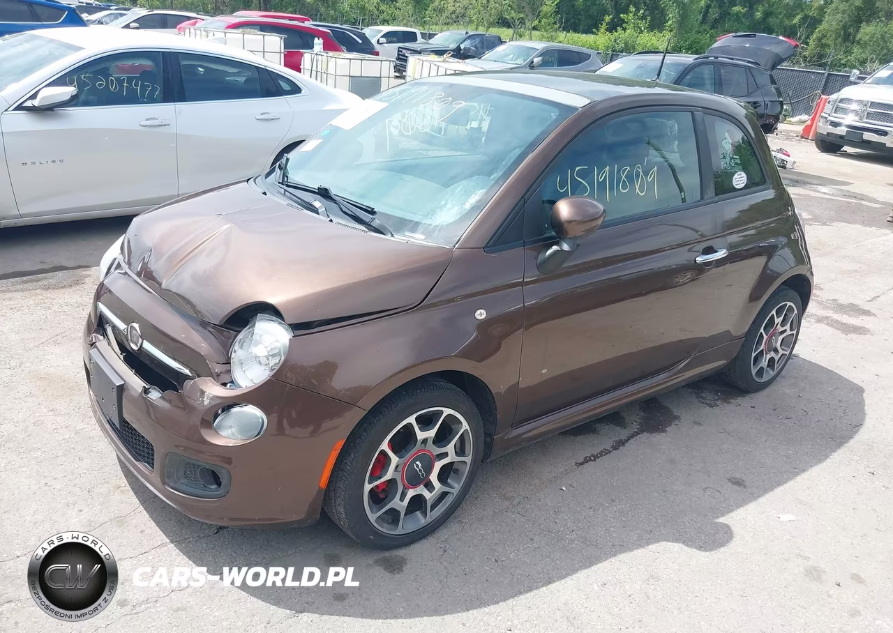 2012 Fiat 500 Sport VIN:3C3CFFBR2CT383719 - 2