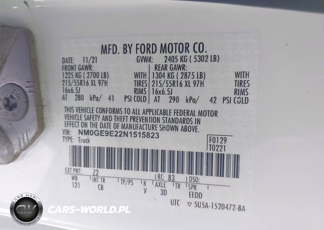 2022 Ford Transit Connect Xl Passenger VIN:NM0GE9E22N1515823 - 9