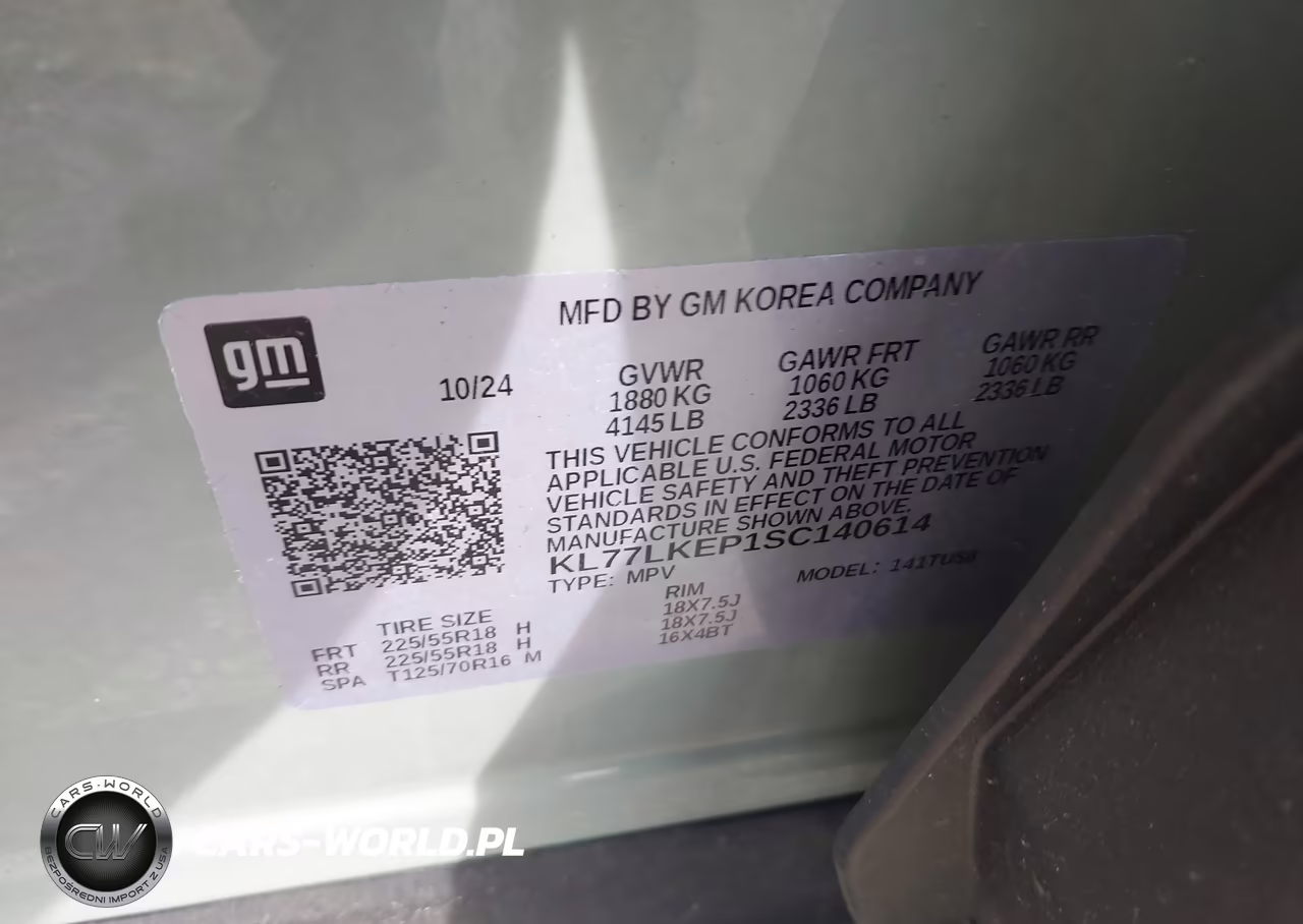 2025 Chevrolet Trax Fwd Activ VIN:KL77LKEP1SC140614 - 9