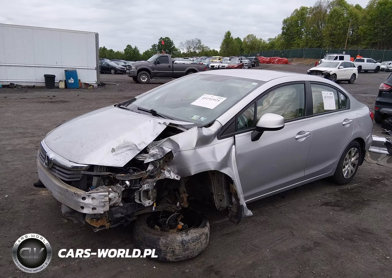 2012 Honda Civic Lx VIN:19XFB2F53CE360068 - 2