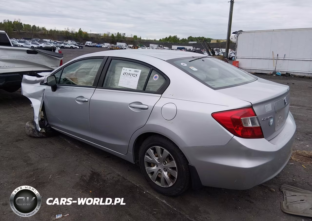 2012 Honda Civic Lx VIN:19XFB2F53CE360068 - 3