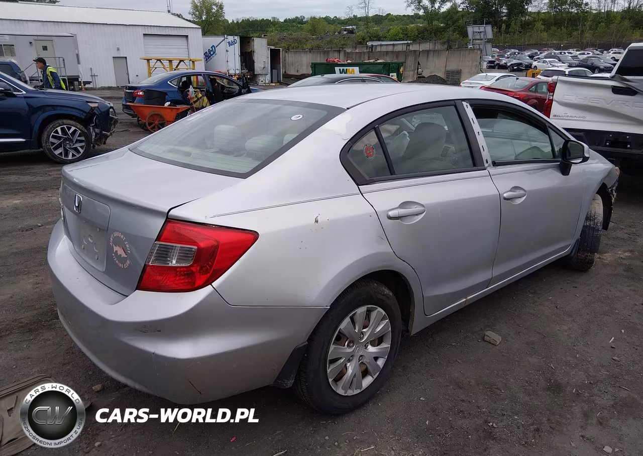 2012 Honda Civic Lx VIN:19XFB2F53CE360068 - 4