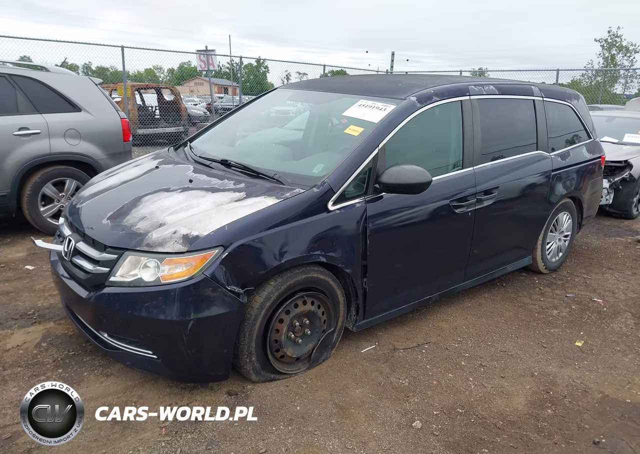 2014 Honda Odyssey Lx VIN:5FNRL5H25EB013059 - 2