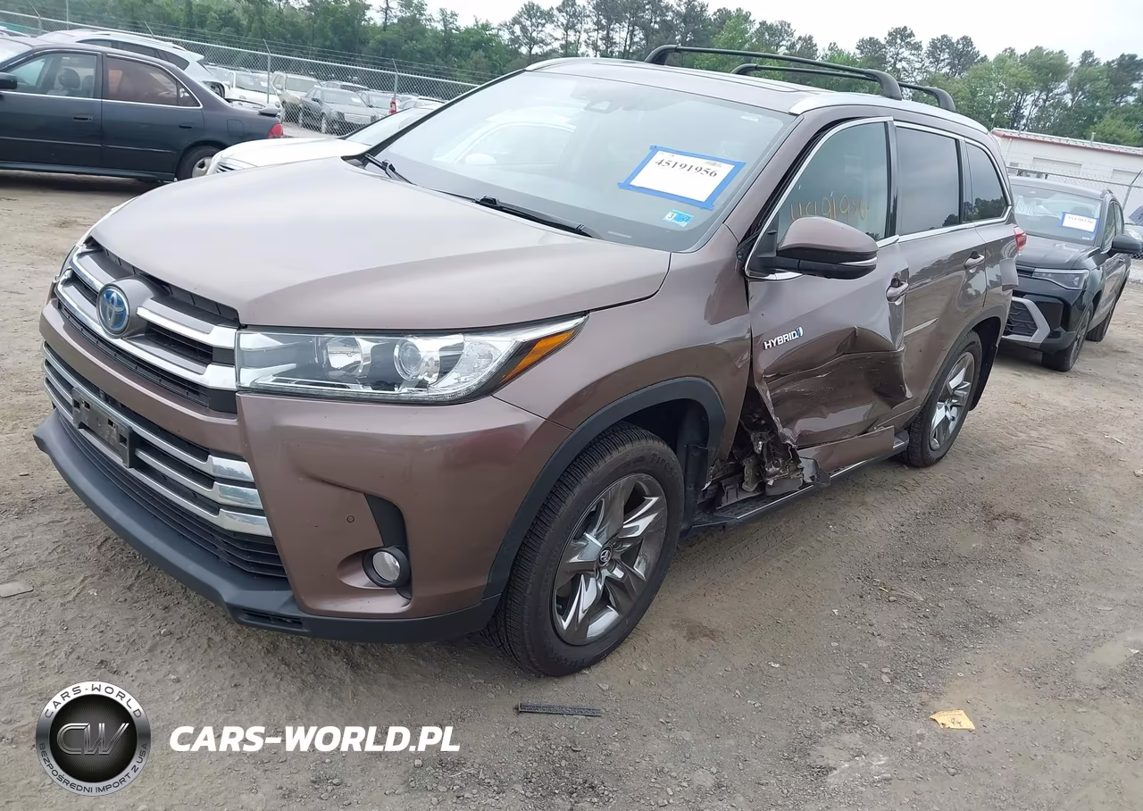 2017 Toyota Highlander Hybrid Limited Platinum VIN:5TDDGRFH8HS021332 - 2
