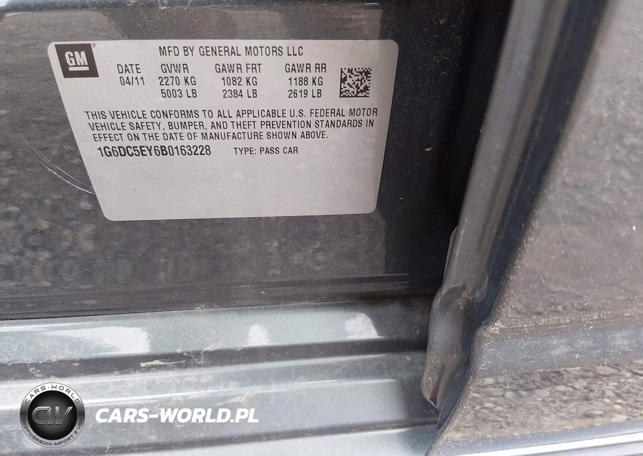 2011 Cadillac Cts Standard VIN:1G6DC5EY6B0163228 - 9