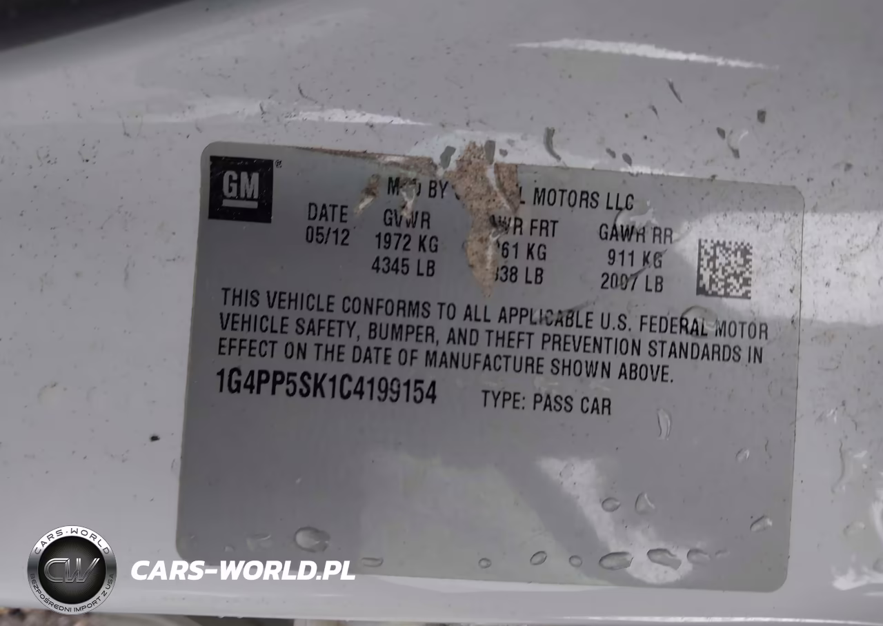 2012 Buick Verano VIN:1G4PP5SK1C4199154 - 9