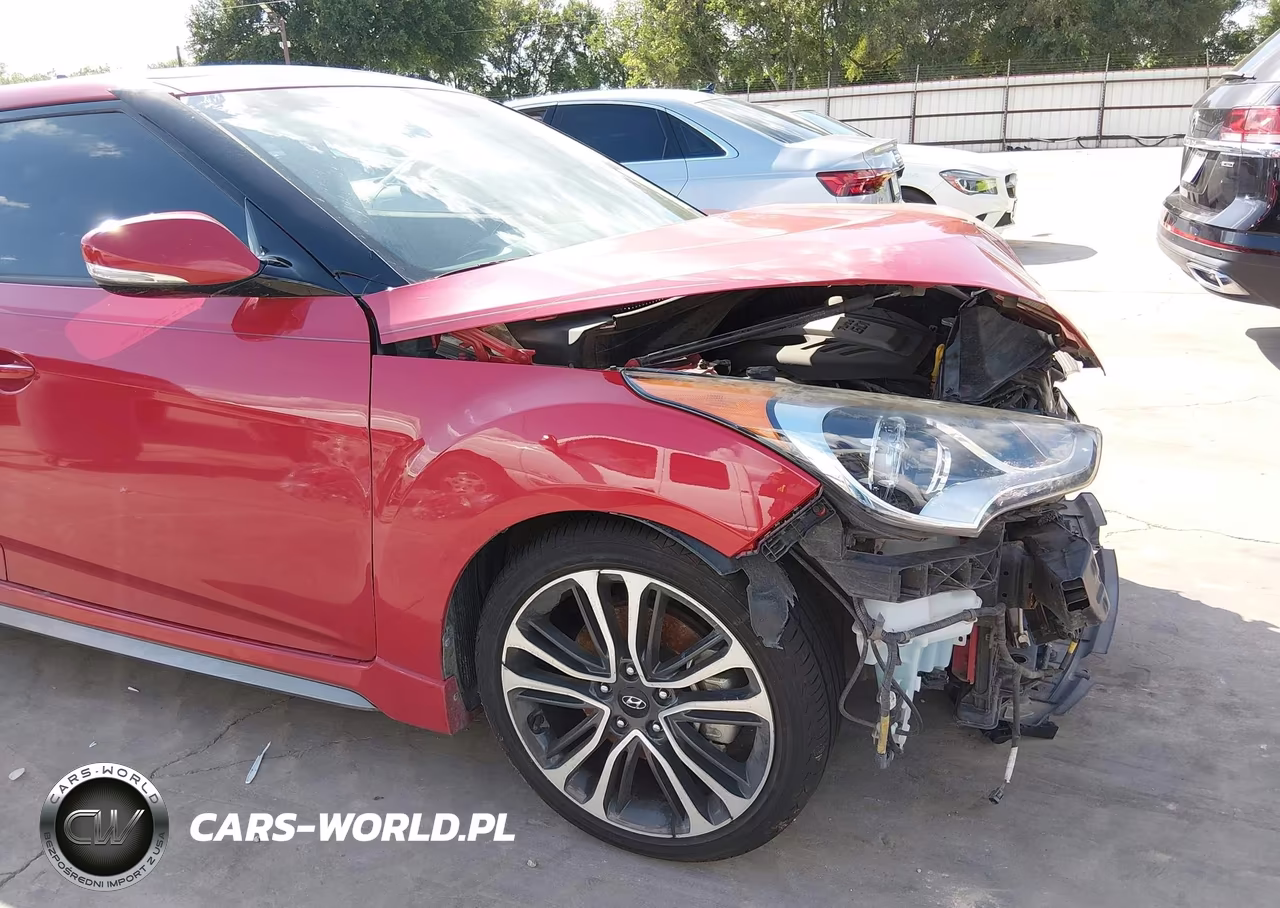 2016 Hyundai Veloster Turbo VIN:KMHTC6AE1GU293634 - 18