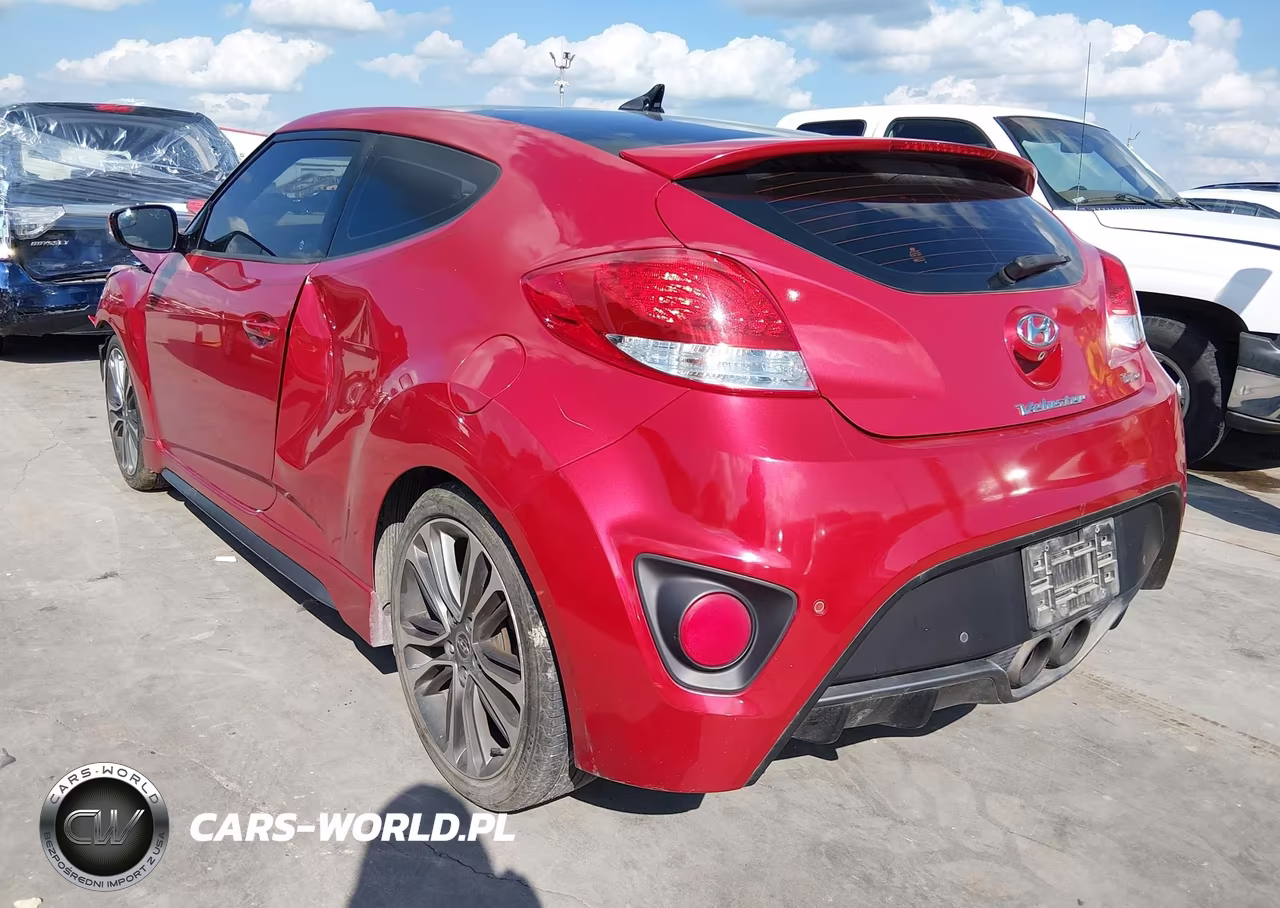 2016 Hyundai Veloster Turbo VIN:KMHTC6AE1GU293634 - 3