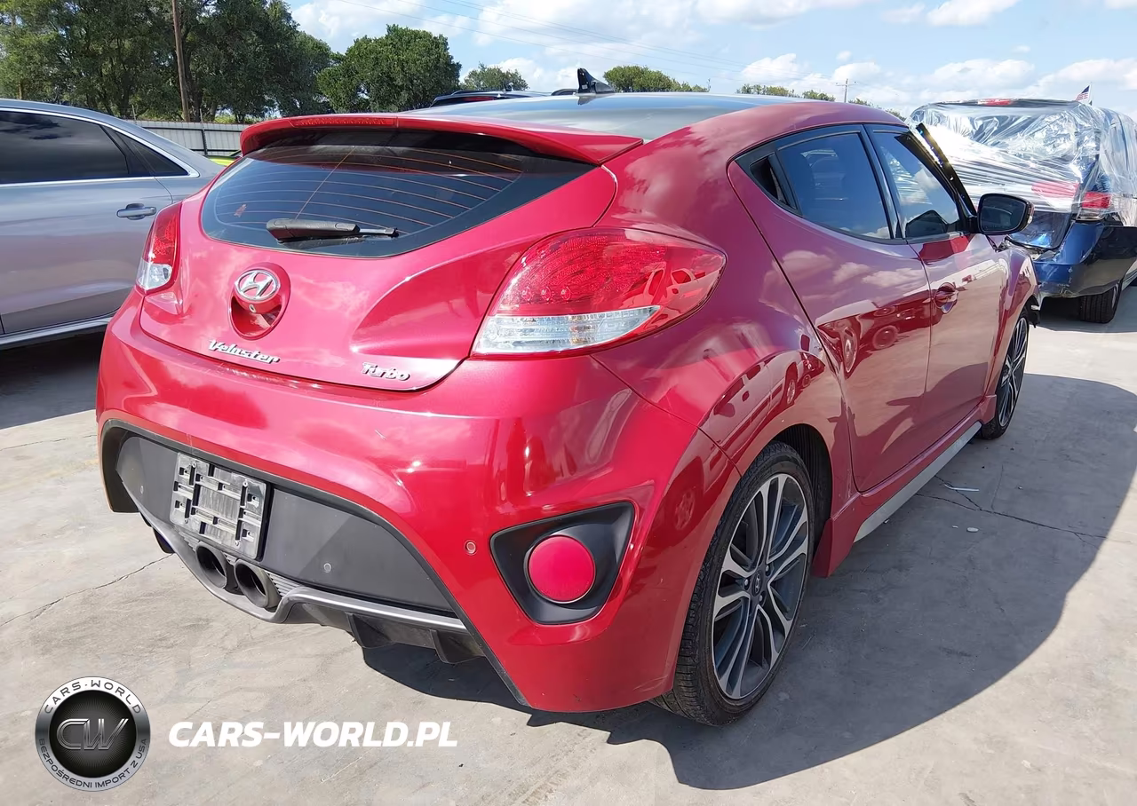2016 Hyundai Veloster Turbo VIN:KMHTC6AE1GU293634 - 4