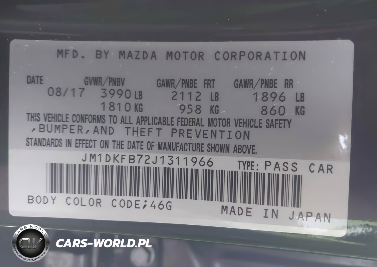 2018 Mazda Cx-3 Sport VIN:JM1DKFB72J1311966 - 9