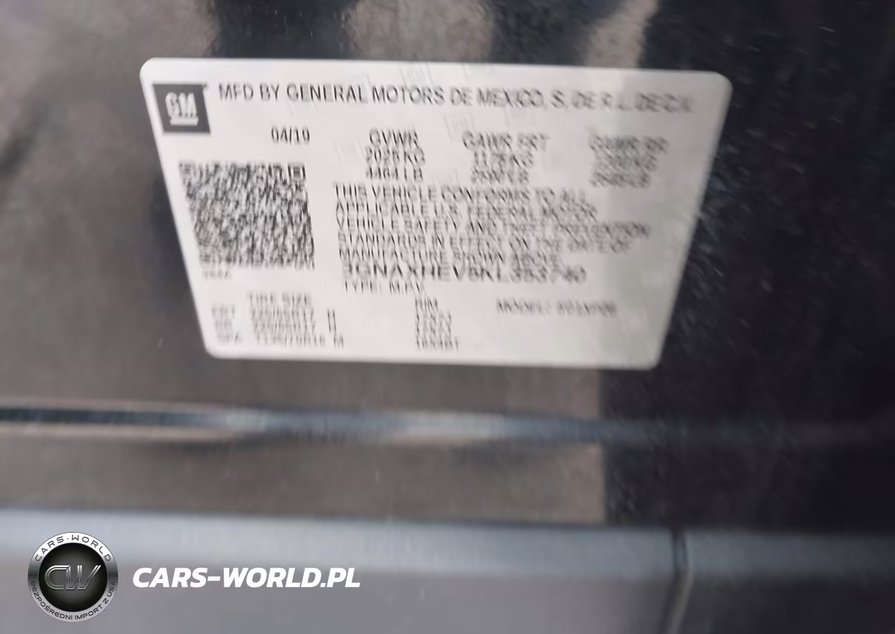 2019 Chevrolet Equinox Ls VIN:3GNAXHEV5KL353740 - 9