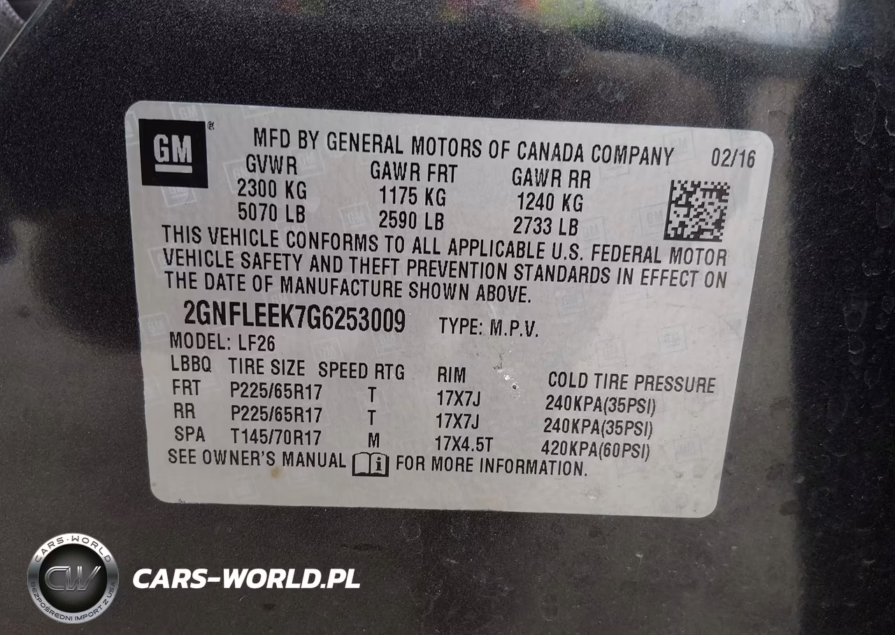 2016 Chevrolet Equinox Ls VIN:2GNFLEEK7G6253009 - 9