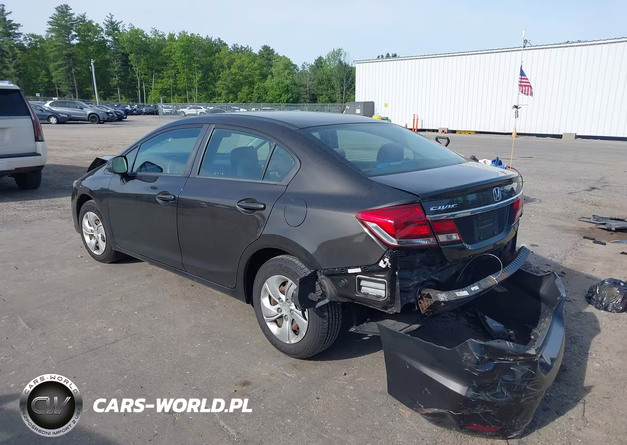 2013 Honda Civic Lx VIN:2HGFB2F55DH577449 - 3