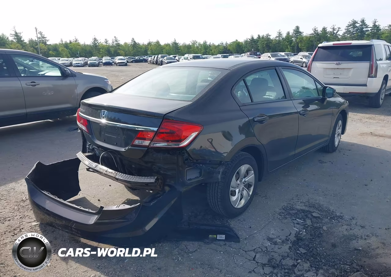 2013 Honda Civic Lx VIN:2HGFB2F55DH577449 - 4