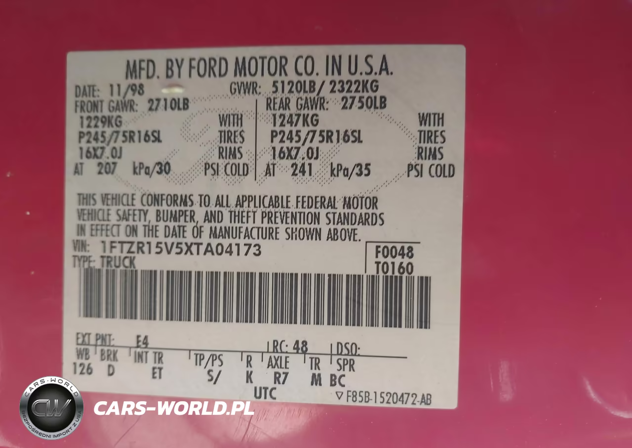 1999 Ford Ranger Xl-Xlt VIN:1FTZR15V5XTA04173 - 9