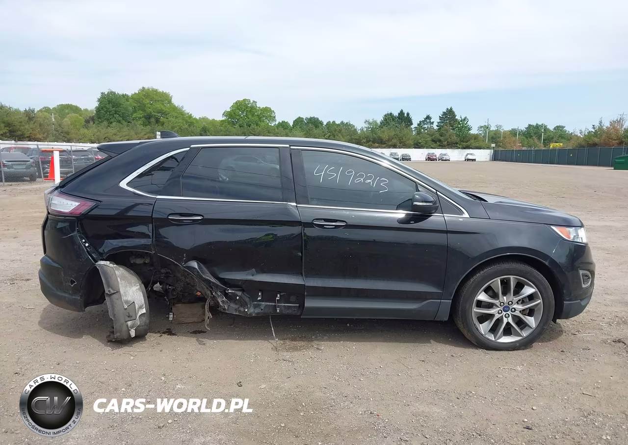 2017 Ford Edge Titanium VIN:2FMPK4K87HBB72342 - 14