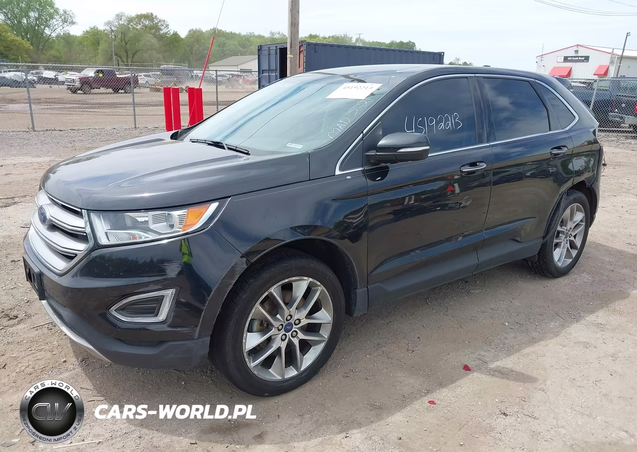 2017 Ford Edge Titanium VIN:2FMPK4K87HBB72342 - 2