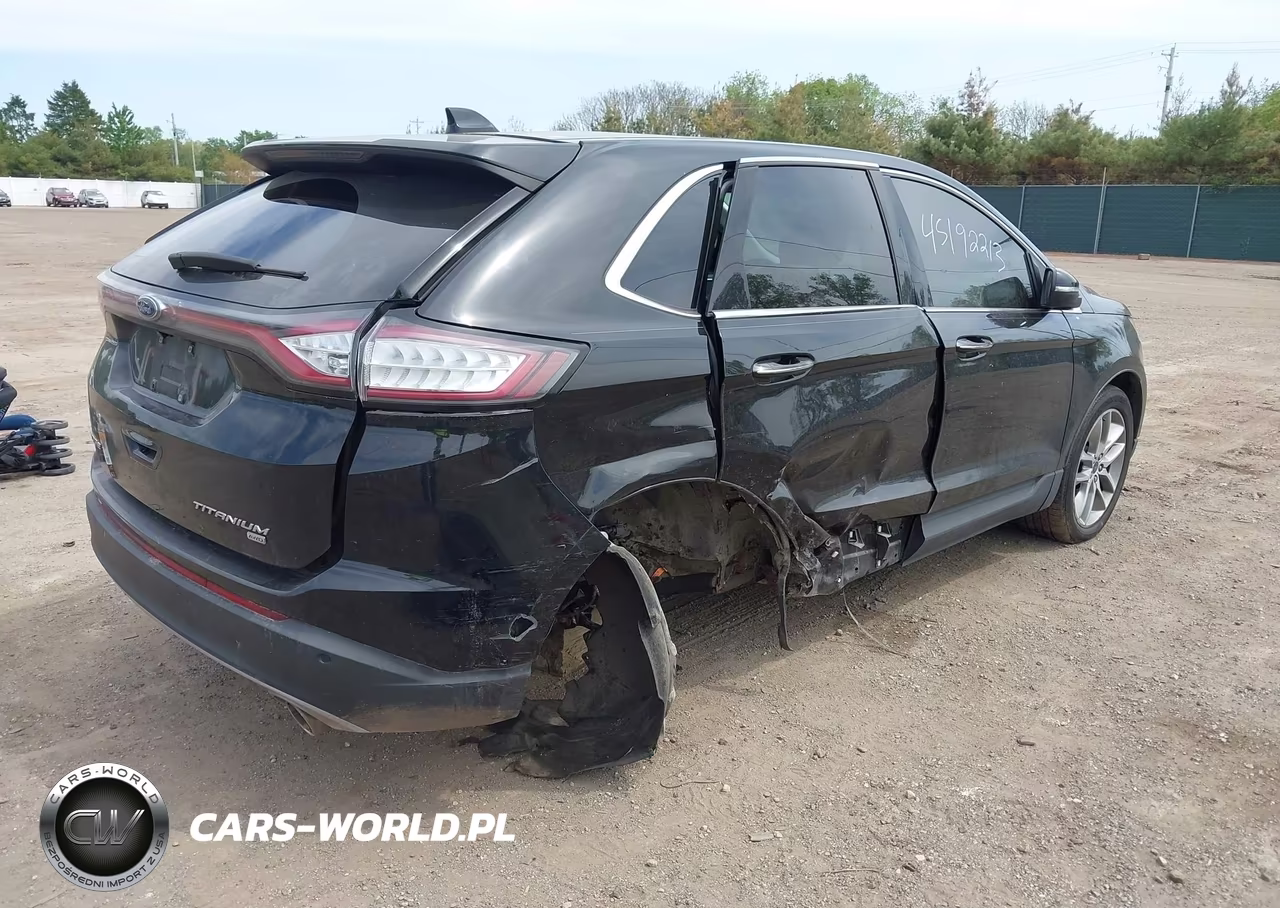 2017 Ford Edge Titanium VIN:2FMPK4K87HBB72342 - 4