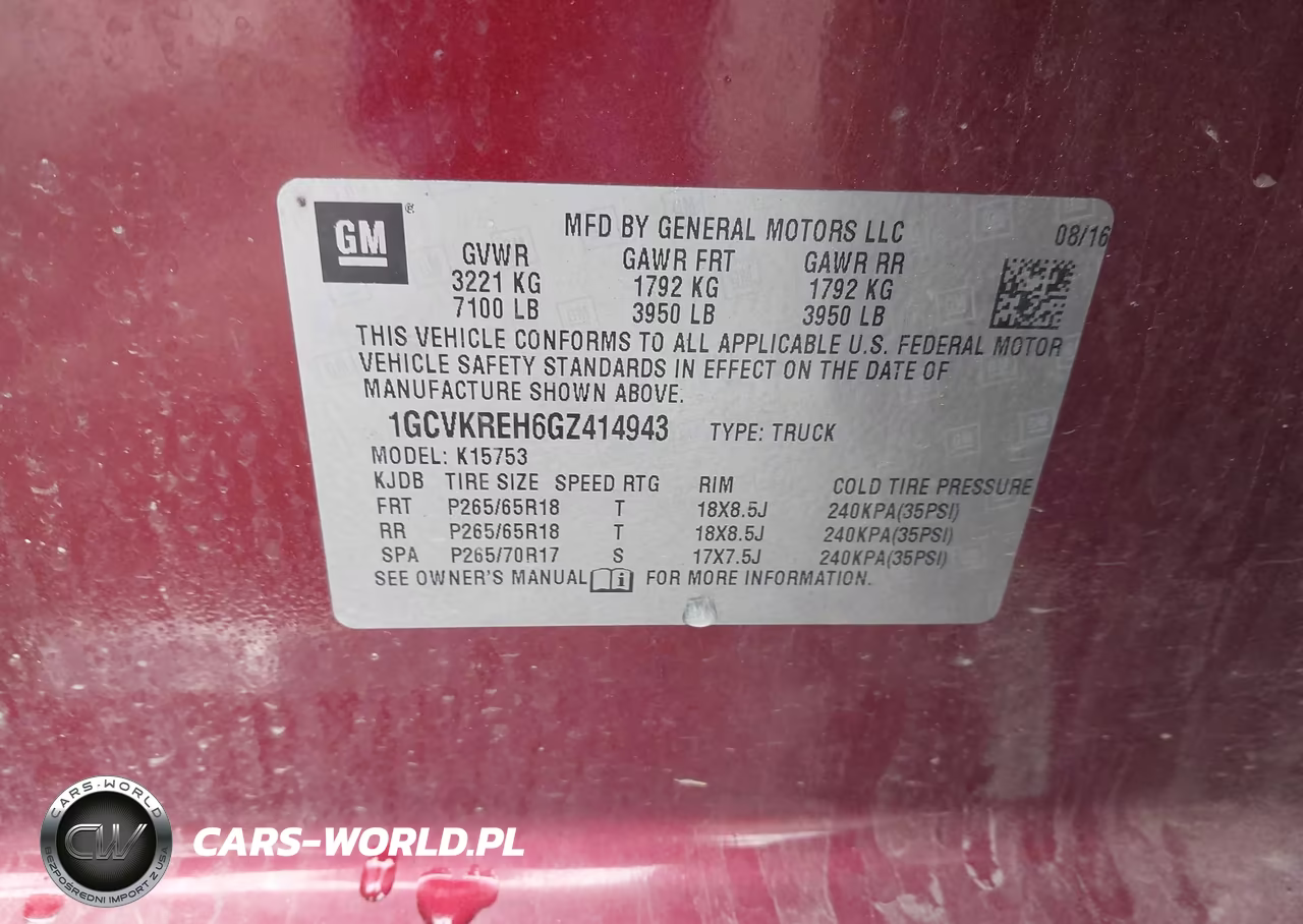 2016 Chevrolet Silverado 1500 1Lt VIN:1GCVKREH6GZ414943 - 9