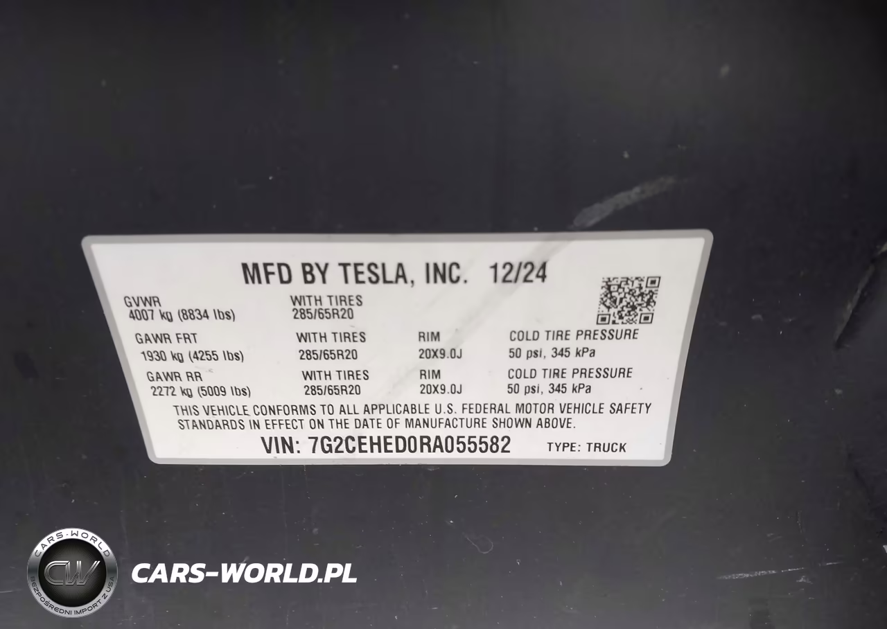 2024 Tesla Cybertruck All-Wheel Drive VIN:7G2CEHED0RA055582 - 9