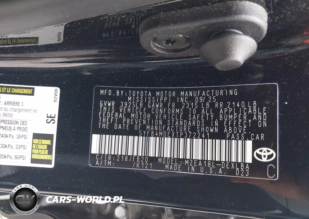 2026 Toyota Corolla Le VIN:5YFB4MDEXTP372241 - 9