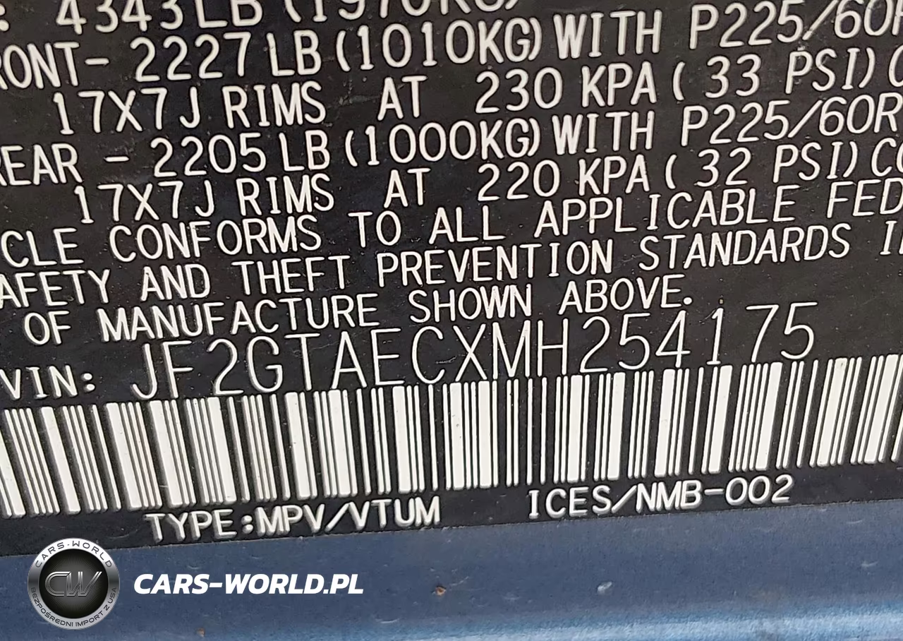 2021 Subaru Crosstrek Premium VIN:JF2GTAECXMH254175 - 9