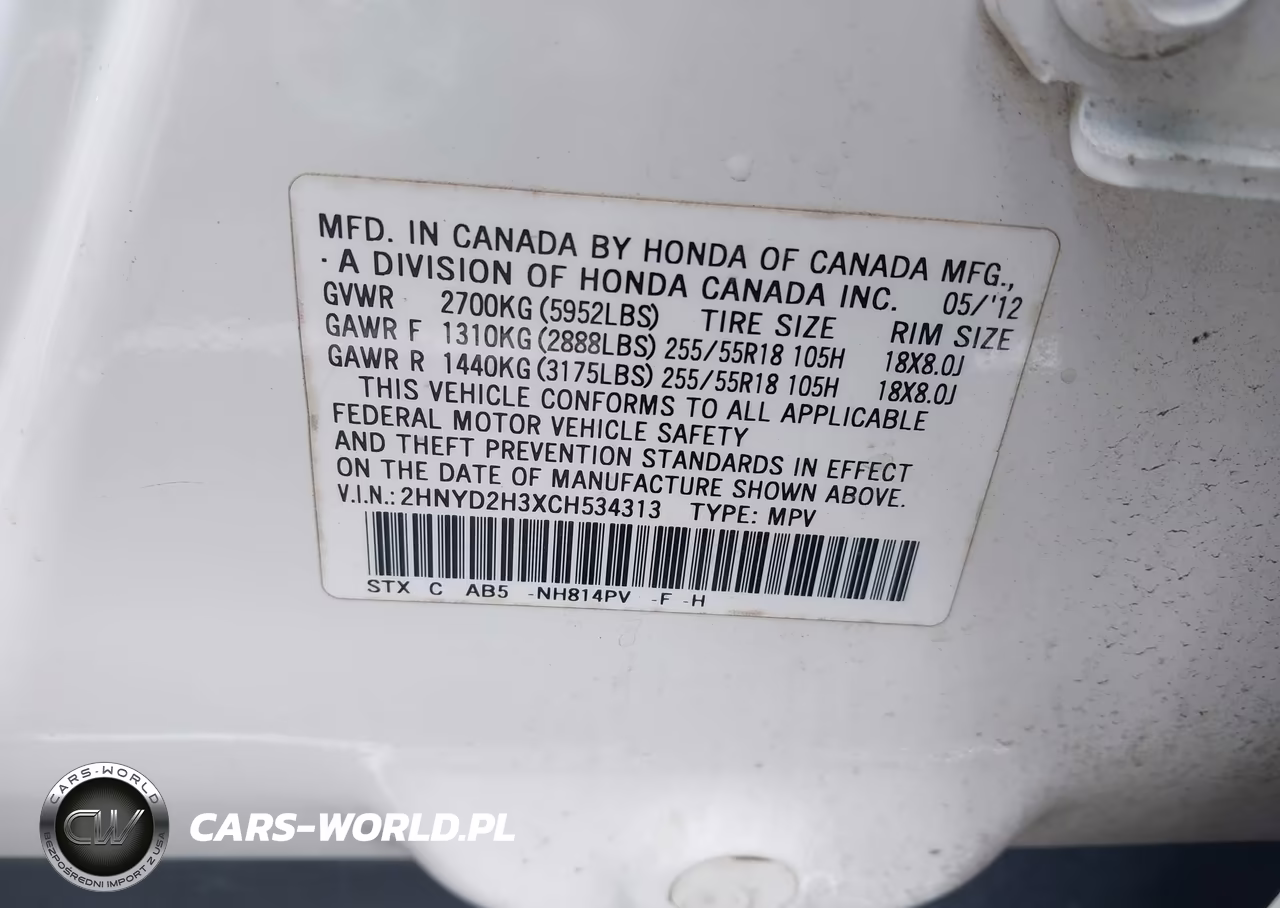 2012 Acura Mdx Technology Package VIN:2HNYD2H3XCH534313 - 9