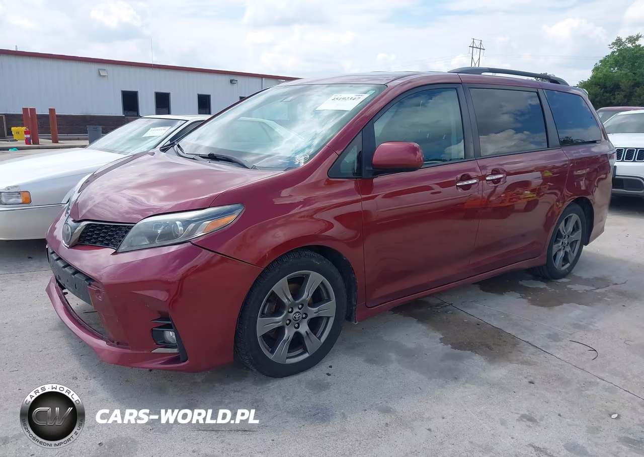 2019 Toyota Sienna Se 8 Passenger VIN:5TDXZ3DC2KS985198 - 2