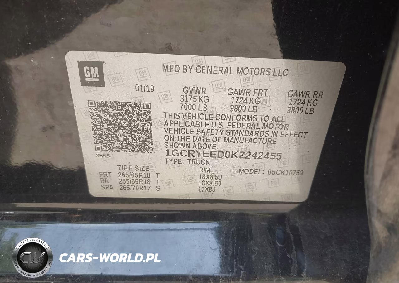 2019 Chevrolet Silverado 1500 Rst VIN:1GCRYEED0KZ242455 - 9