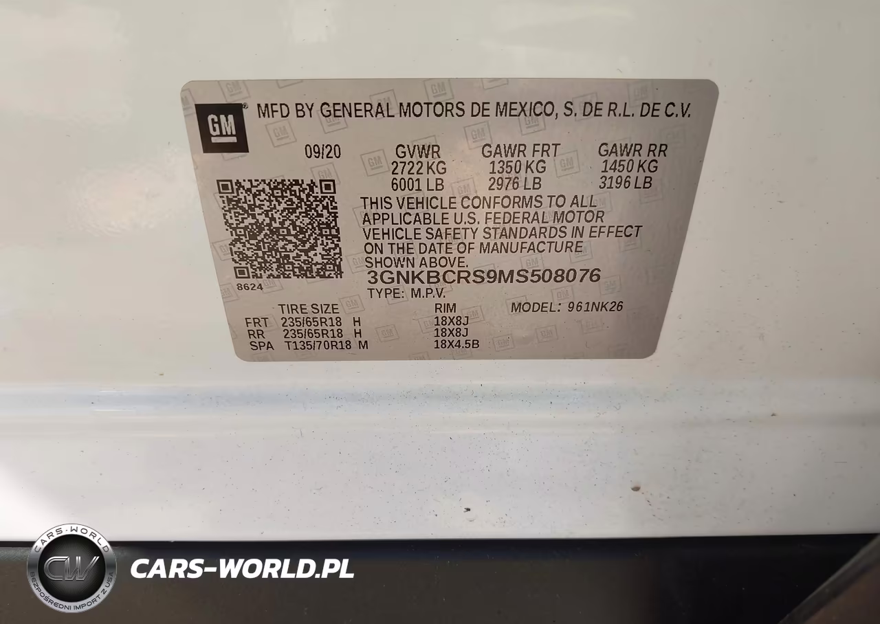 2021 Chevrolet Blazer Fwd 2Lt VIN:3GNKBCRS9MS508076 - 9