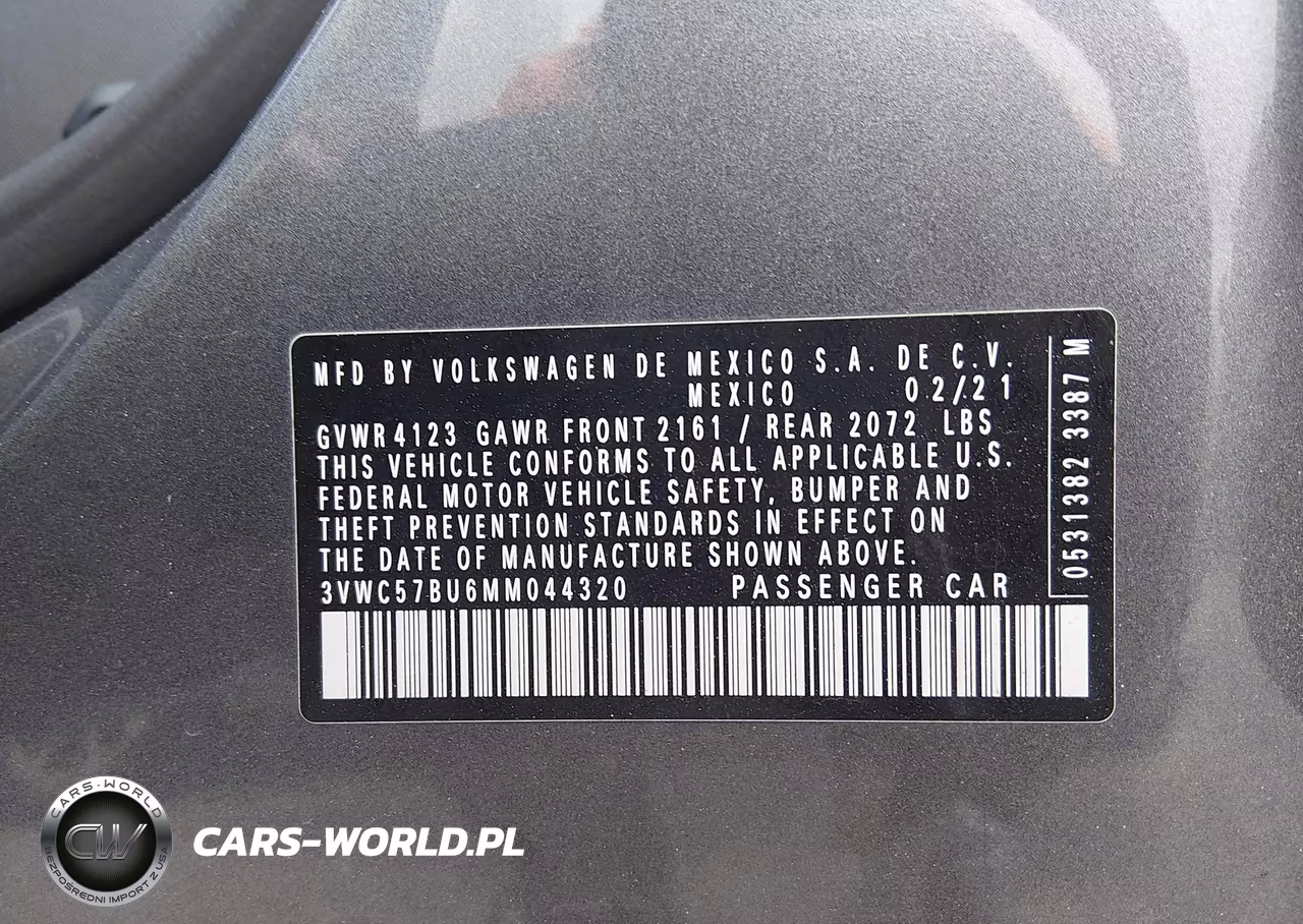 2021 Volkswagen Jetta 1.4T R-Line-1.4T S-1.4T Se VIN:3VWC57BU6MM044320 - 9