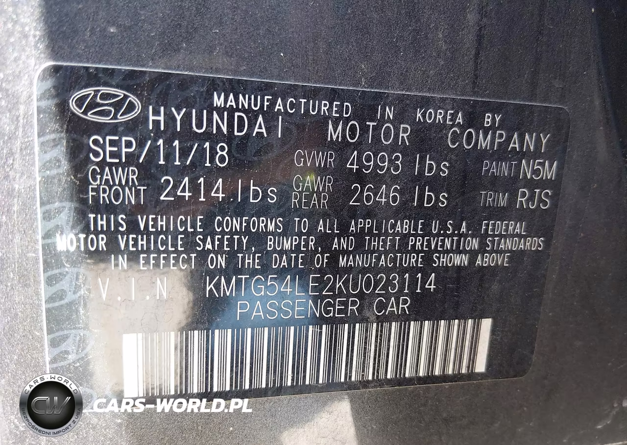 2019 Genesis G70 3.3T Advanced VIN:KMTG54LE2KU023114 - 9