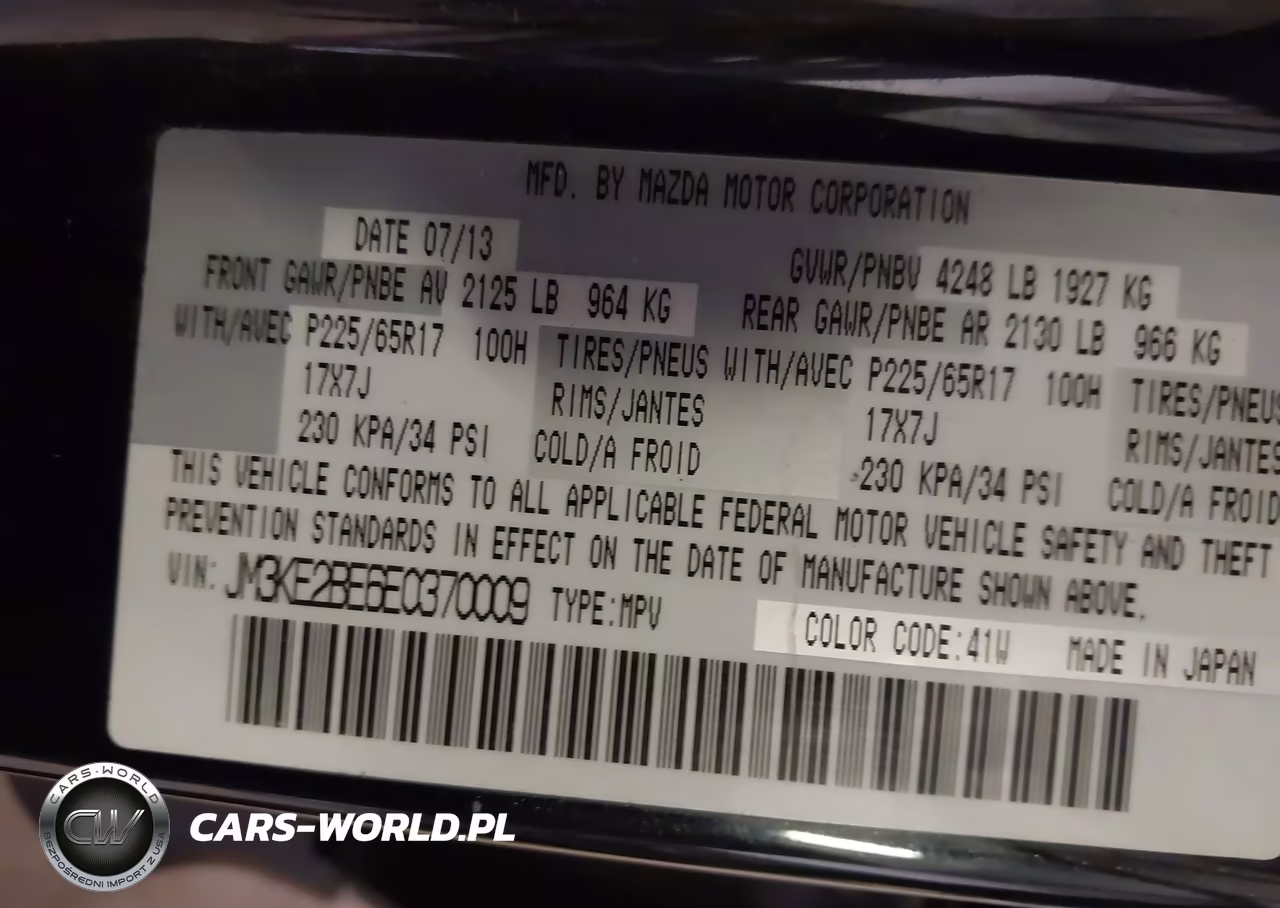 2014 Mazda Cx-5 Sport VIN:JM3KE2BE6E0370009 - 9