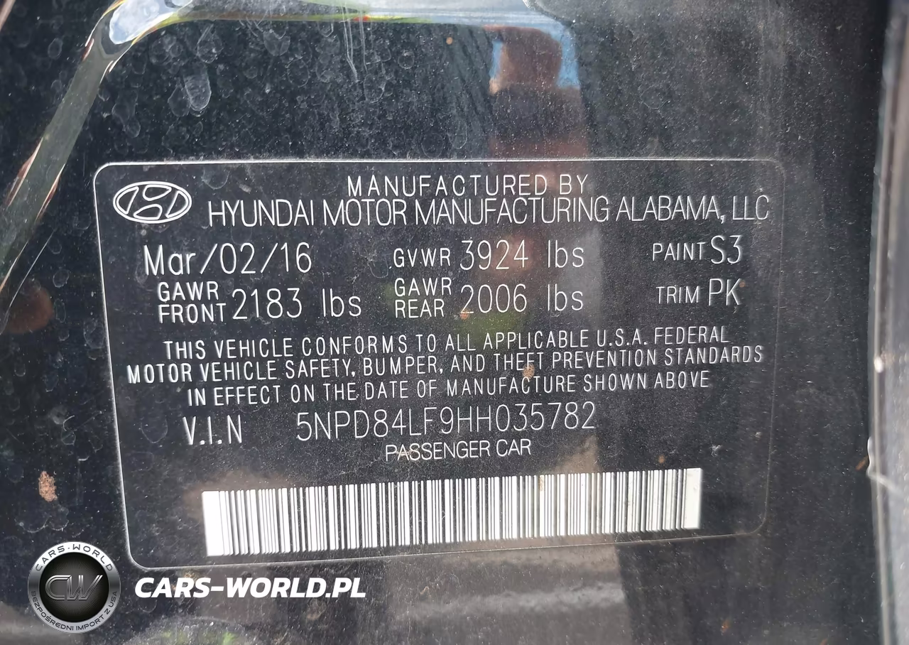 2017 Hyundai Elantra Se VIN:5NPD84LF9HH035782 - 9