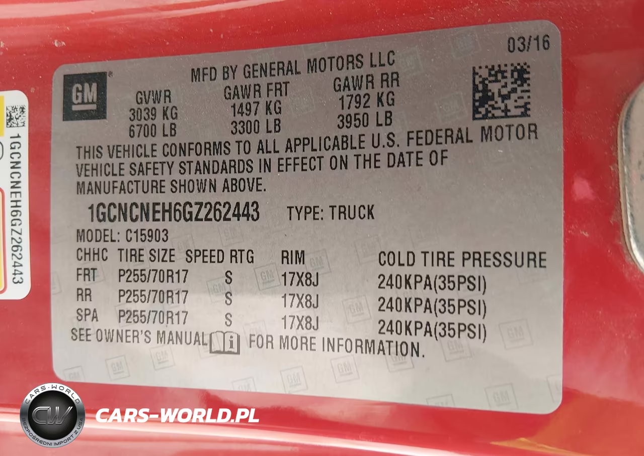 2016 Chevrolet Silverado 1500 Wt VIN:1GCNCNEH6GZ262443 - 9