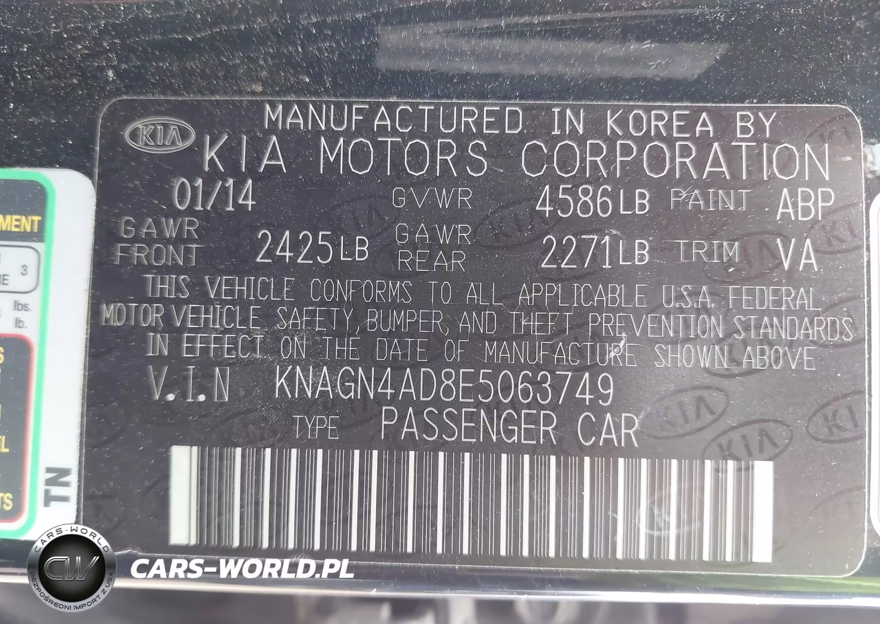 2014 Kia Optima Hybrid Ex VIN:KNAGN4AD8E5063749 - 9