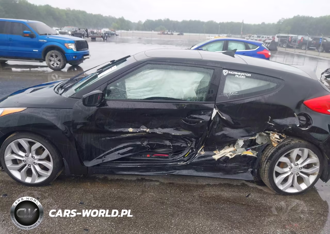 2013 Hyundai Veloster Base W-Black VIN:KMHTC6AD8DU134774 - 14