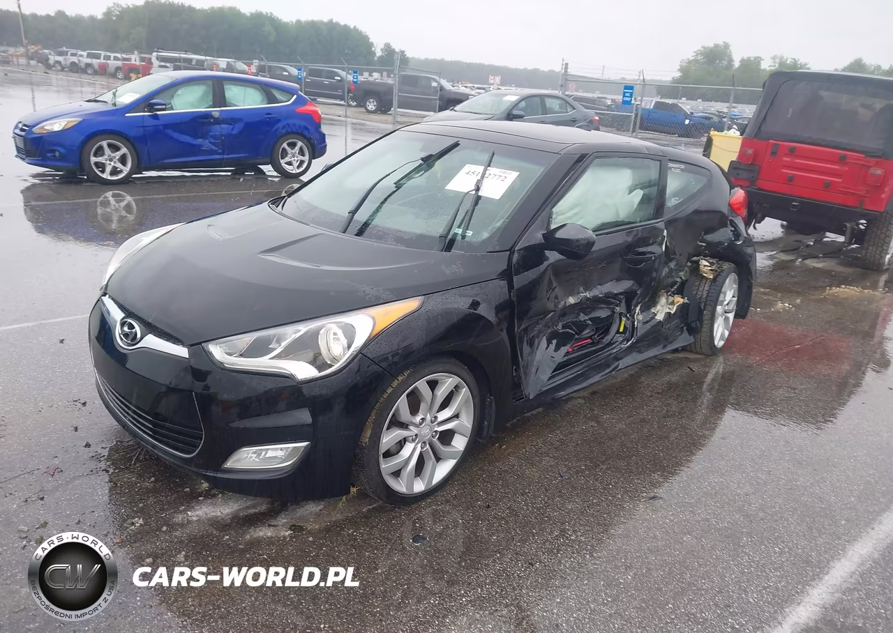 2013 Hyundai Veloster Base W-Black VIN:KMHTC6AD8DU134774 - 2
