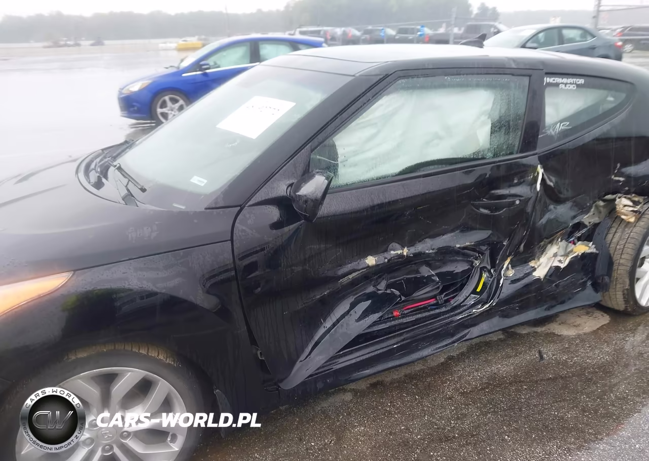 2013 Hyundai Veloster Base W-Black VIN:KMHTC6AD8DU134774 - 6