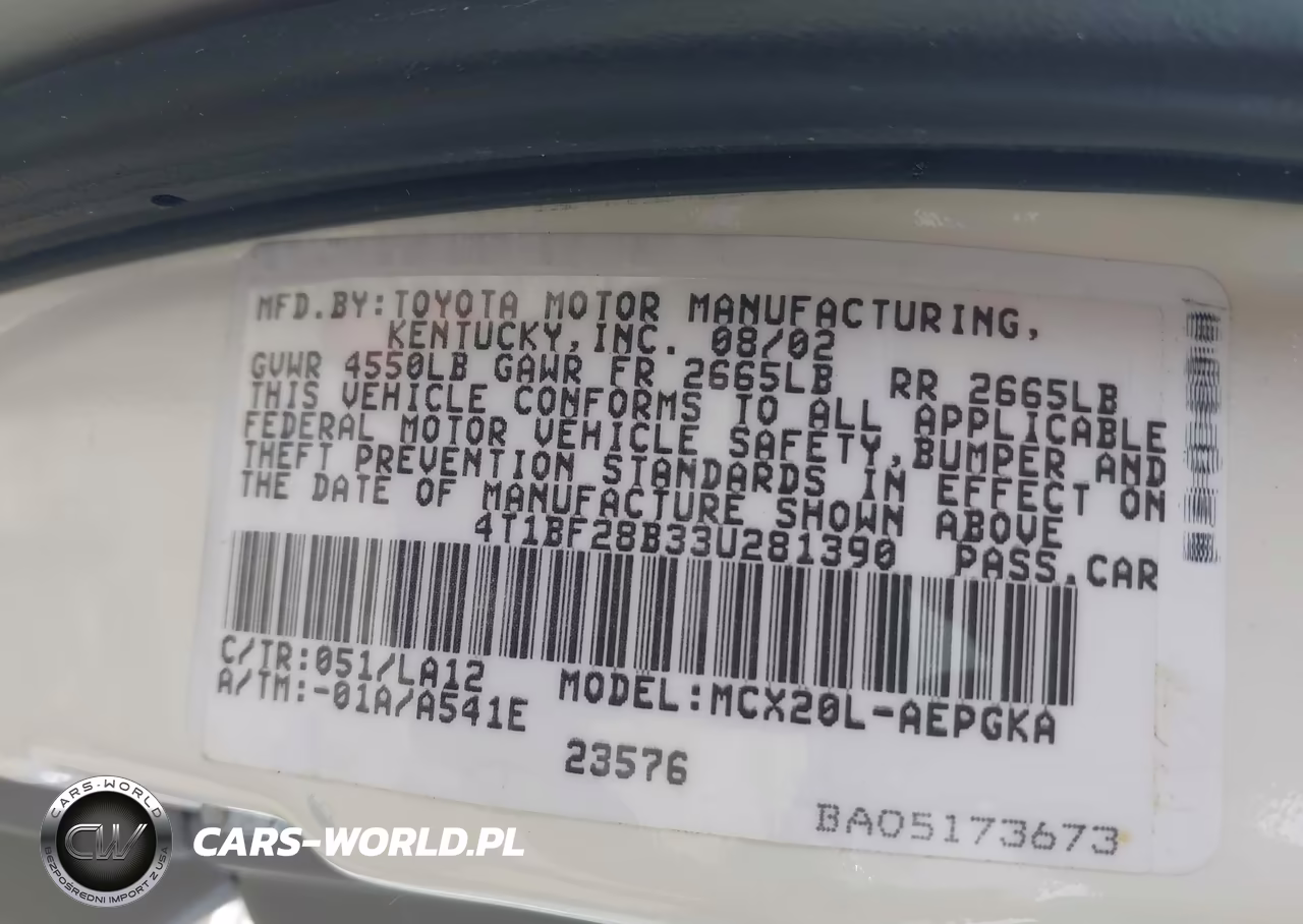 2003 Toyota Avalon Xls VIN:4T1BF28B33U281390 - 9