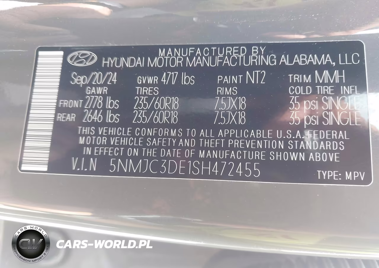 2025 Hyundai Tucson Sel Convenience VIN:5NMJC3DE1SH472455 - 9