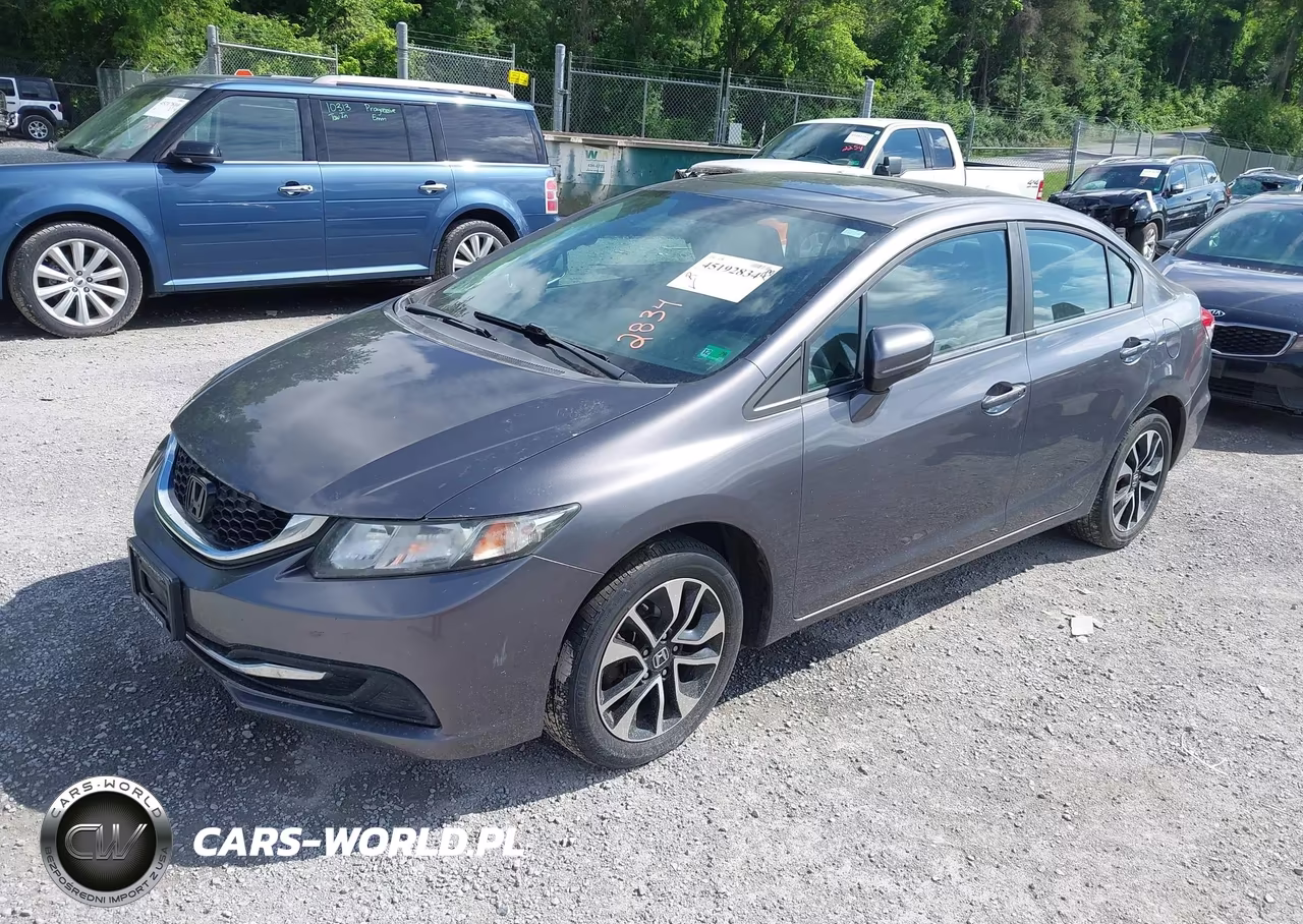 2014 Honda Civic Ex VIN:2HGFB2F89EH503205 - 2