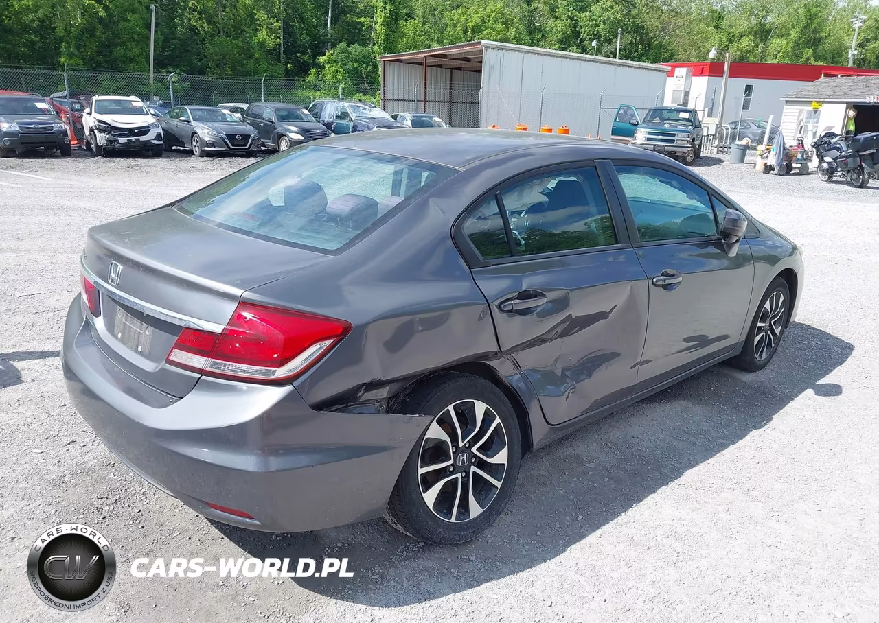 2014 Honda Civic Ex VIN:2HGFB2F89EH503205 - 4