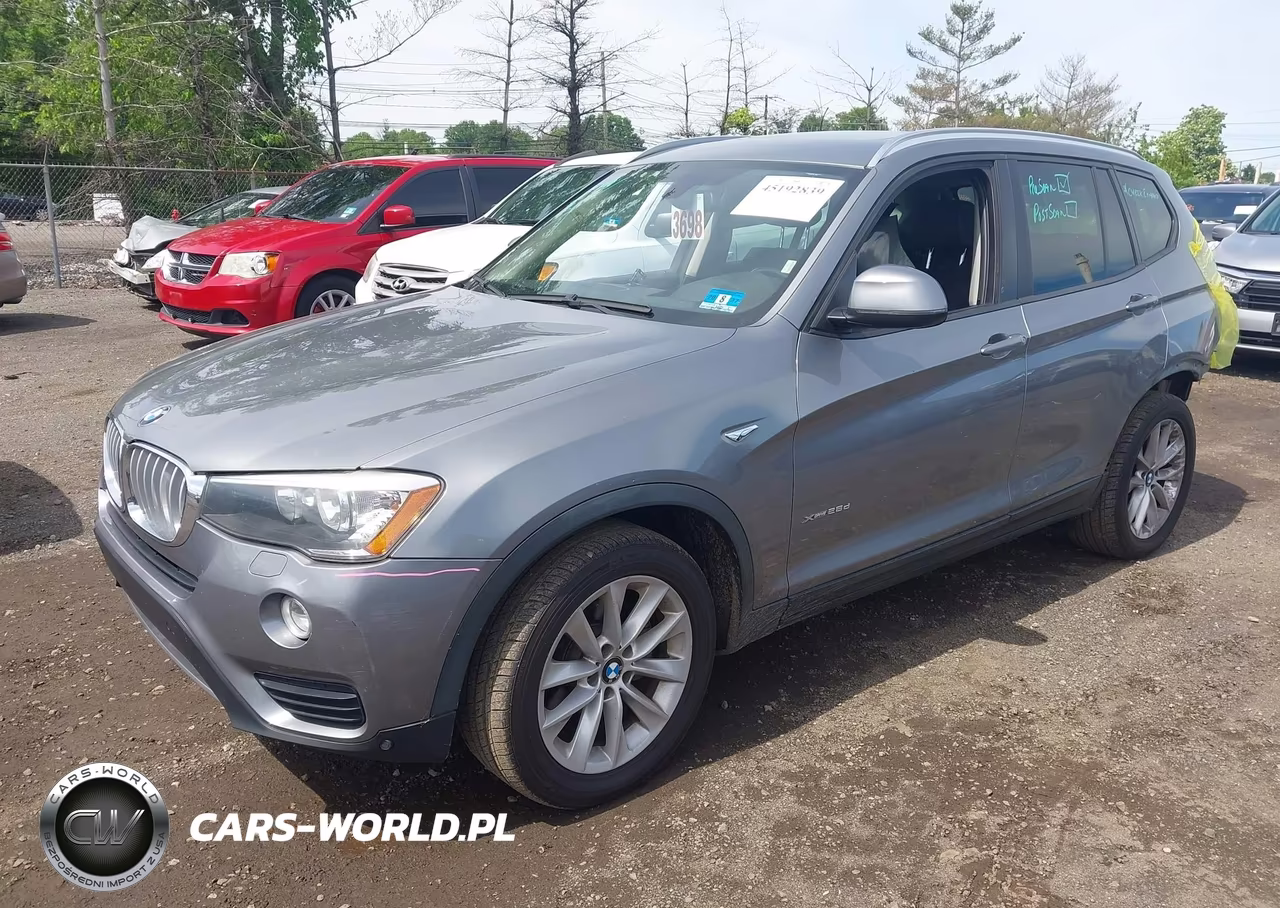 2015 BMW X3 xDrive28D VIN:5UXWY3C50F0E95595 - 2