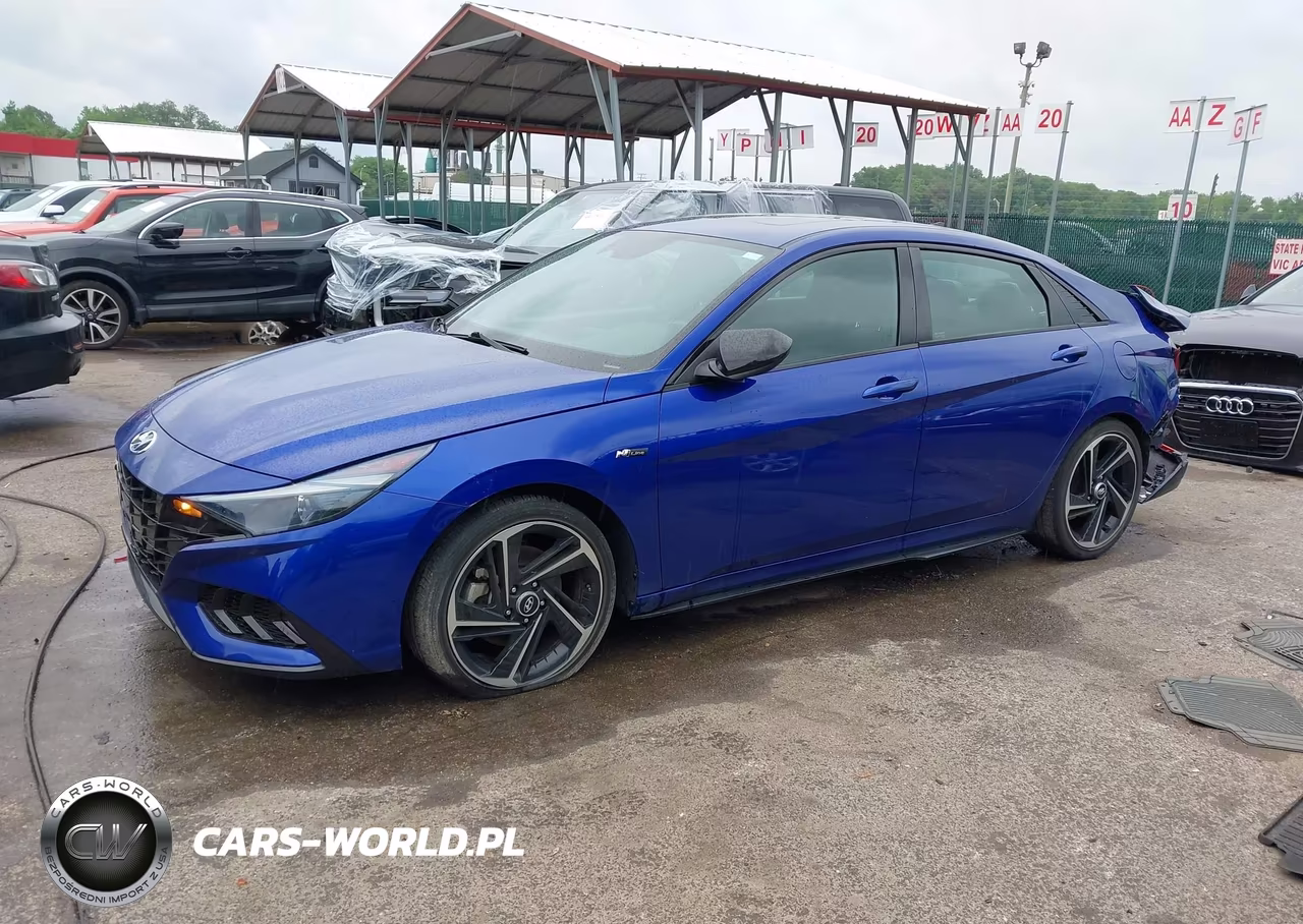 2023 Hyundai Elantra N Line VIN:KMHLR4AF1PU506500 - 2